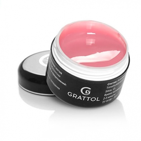 Grattol, Pink 15ml камуфлирующий гель