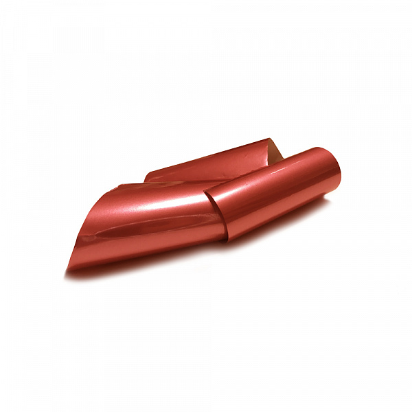 Дизайн для ногтей фольга, 4*100 см, красный №6053