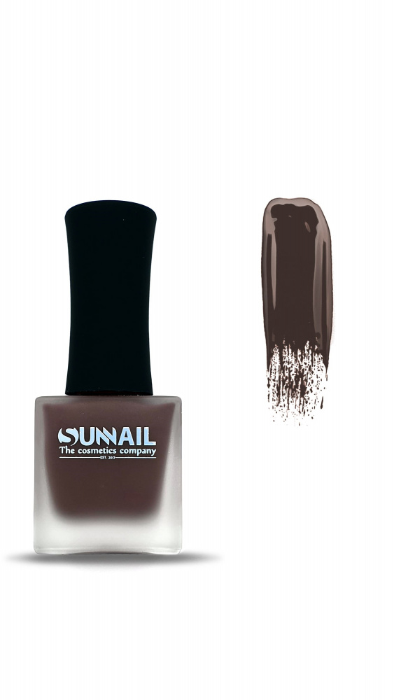 Sunnail Краска для стемпинга Темно-коричневая, 10 мл