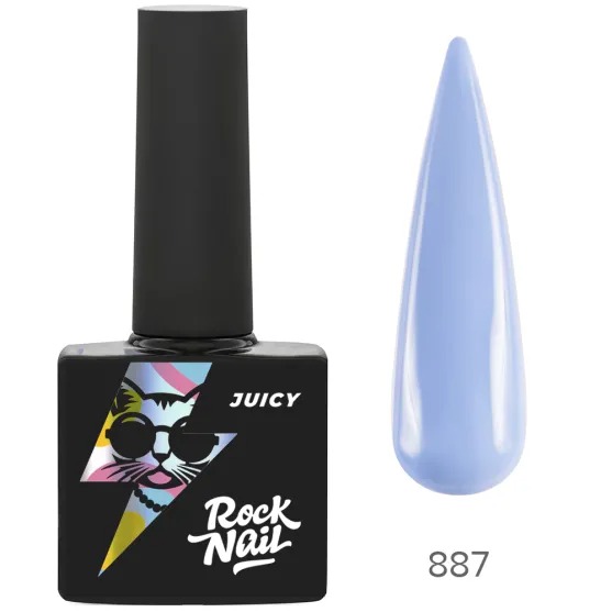 Rocknail, гель-лак Juicy 887 Bling Bling, 10 мл
