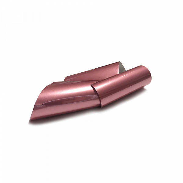 Дизайн для ногтей фольга, 4*100 см, розовый №6052