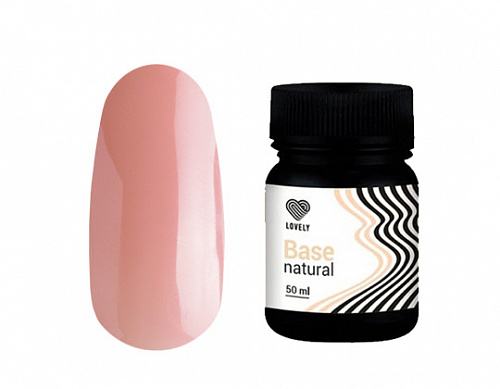 Lovely, База Natural камуфлирующая, 50ml   Lovely, База Natural камуфлирующая, 50ml